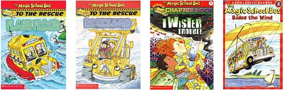 Magic School Bus weather books