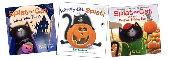 splat the cat halloween books